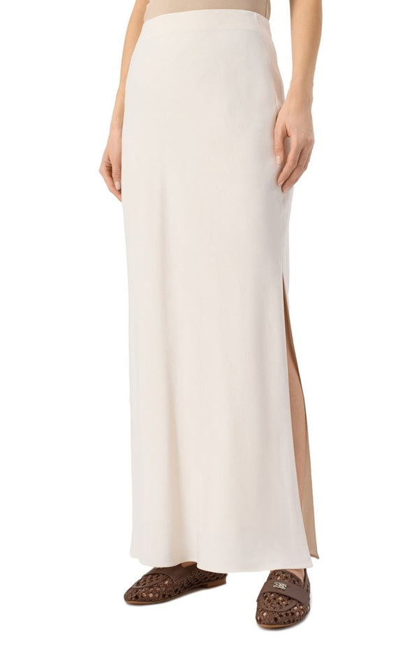 Load image into Gallery viewer, Side-slit fluid maxi skirt
