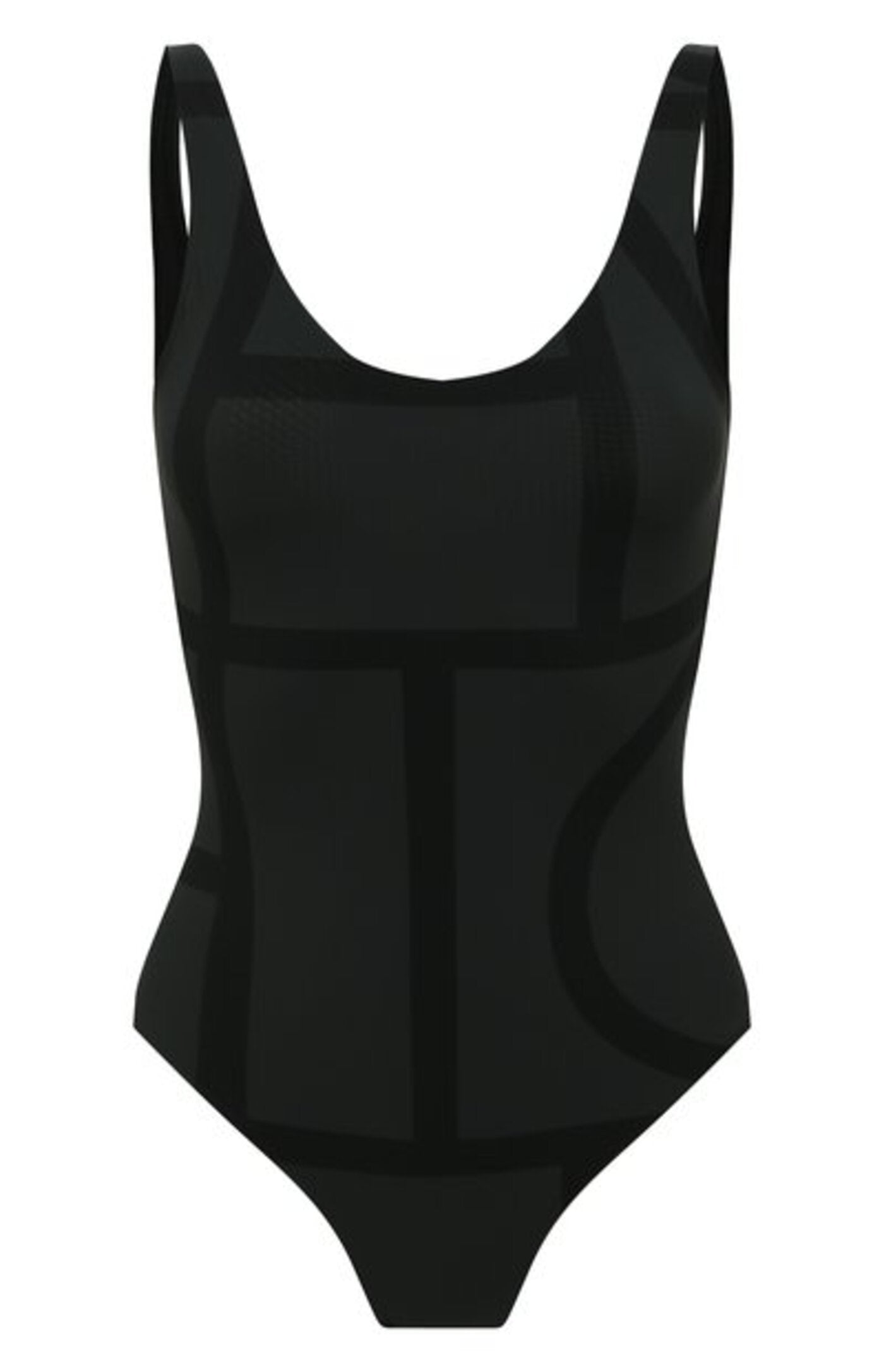 Cargar imagen en el visor de la galería, Black one-piece swimsuit