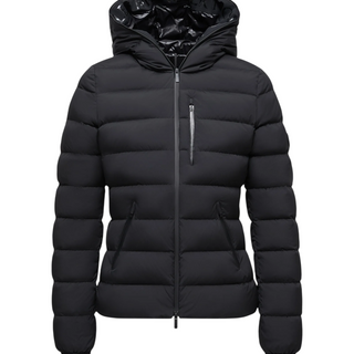 Moncler Herbe Hooded Short Down Jacket