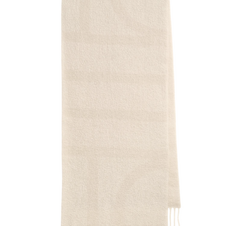 Monogram jacquard scarf ecru/white