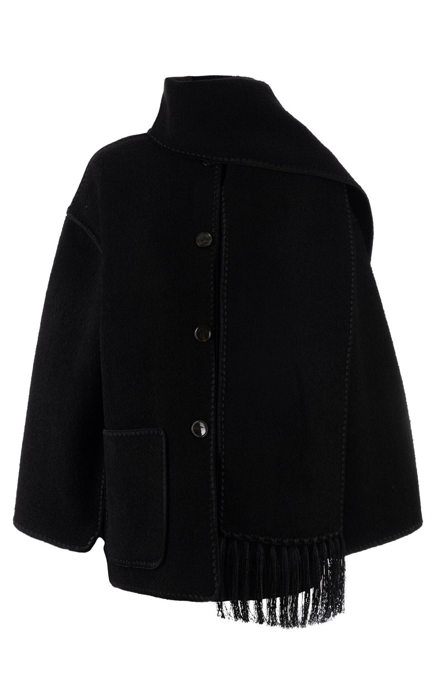 Cargar imagen en el visor de la galería, Woolen half coat