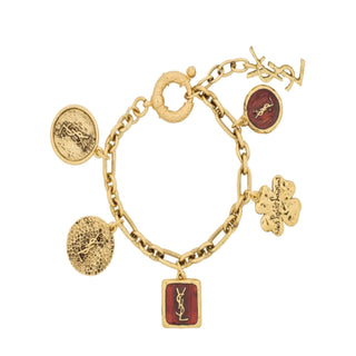 CASSANDRE charm bracelet in enamel and metal
