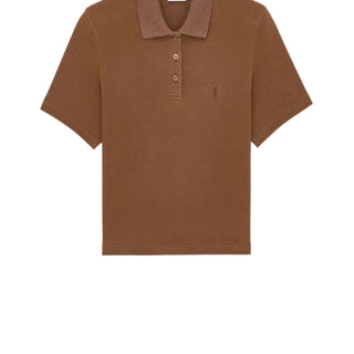 Saint Laurent BROWN Short polo