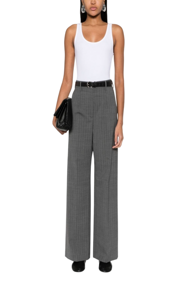 Load image into Gallery viewer, White ribbed tank top