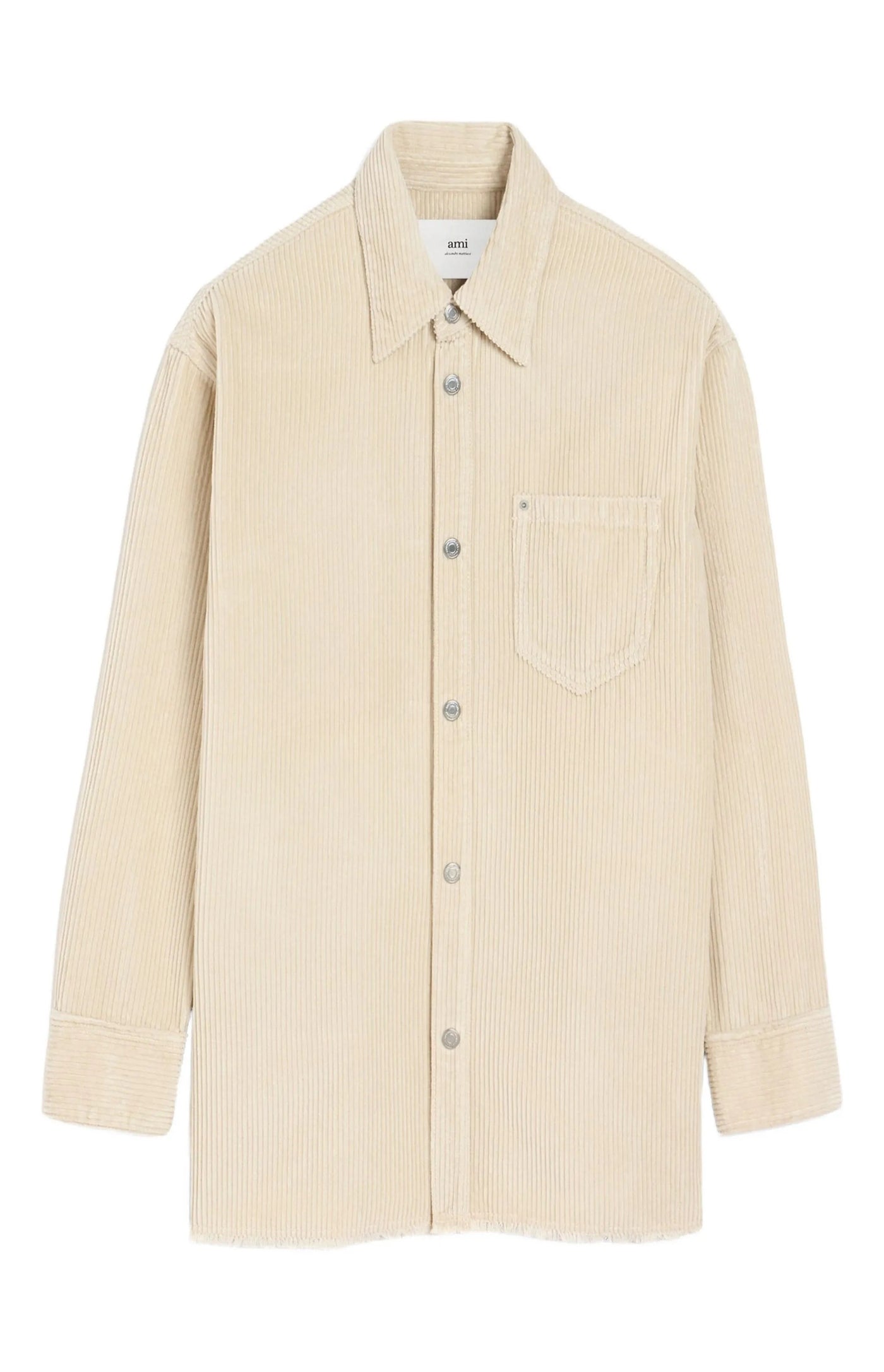 Cargar imagen en el visor de la galería, Corduroy Side Slit Overshirt