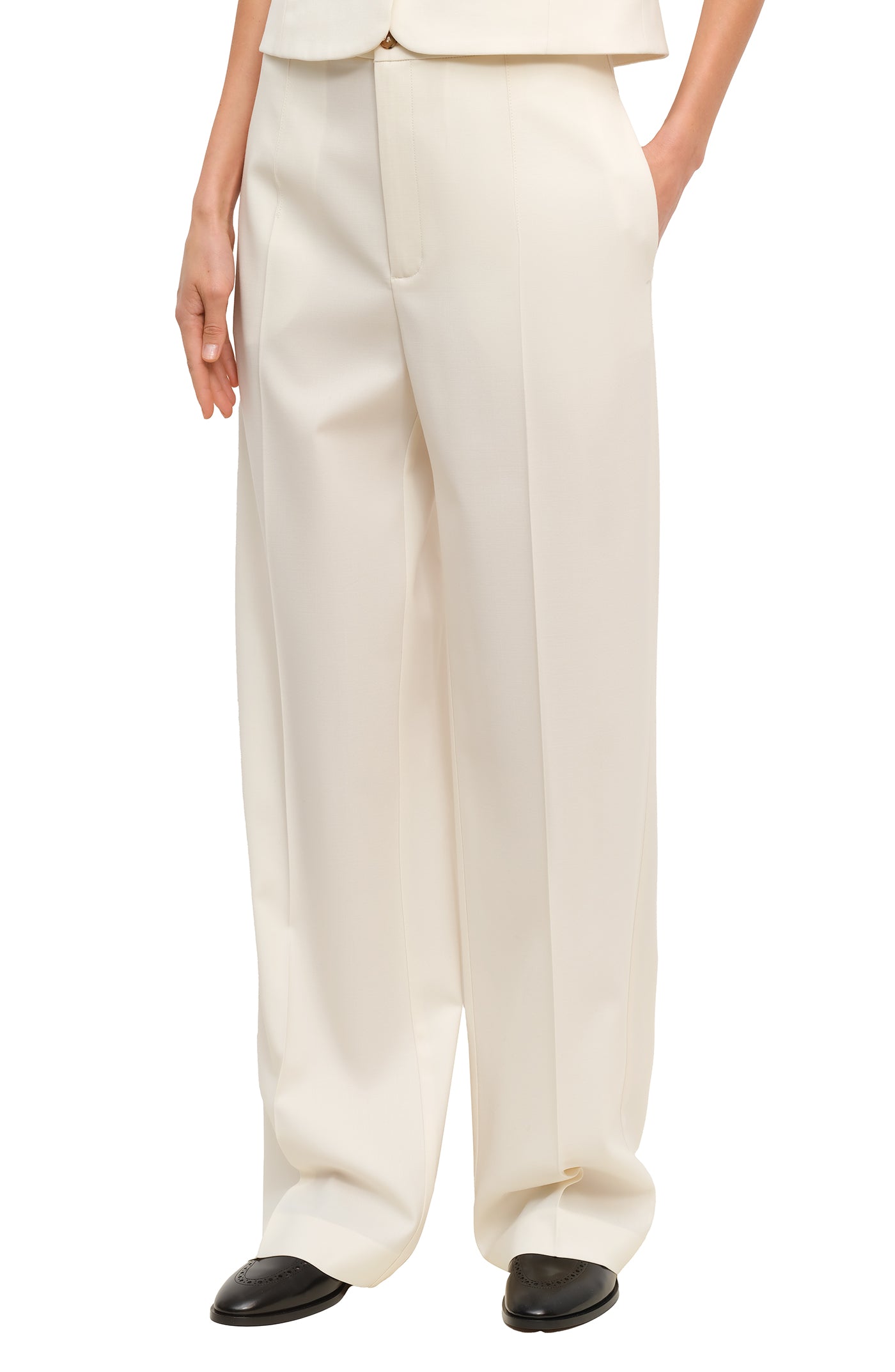 Cargar imagen en el visor de la galería, Idai Pants in Frost Ivory