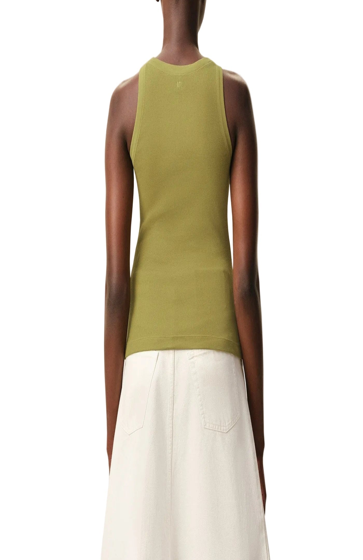 Cargar imagen en el visor de la galería, Green Cotton Ami De Coeur Tanktop