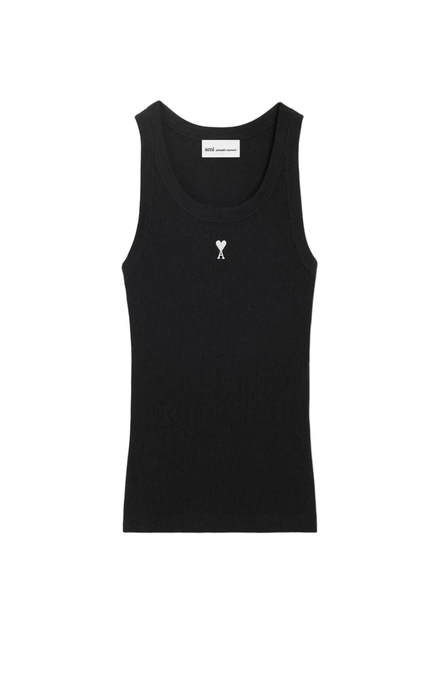Cargar imagen en el visor de la galería, Black Cotton Ami De Coeur Tanktop