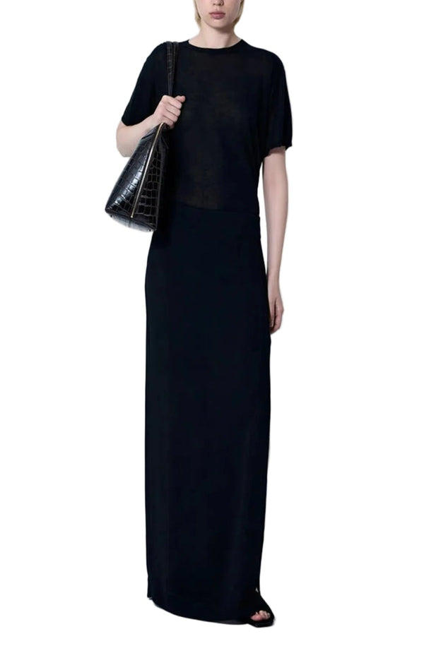 Load image into Gallery viewer, High slit skirt
