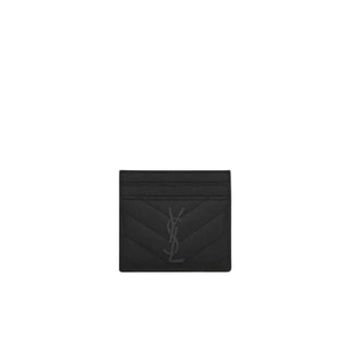 CASSANDRE MATELASSÉ card case in grain de poudre leather
