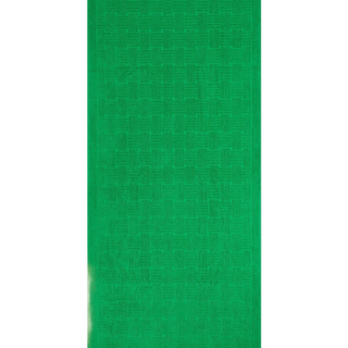 Intrecciato pattern cotton terry beach towel