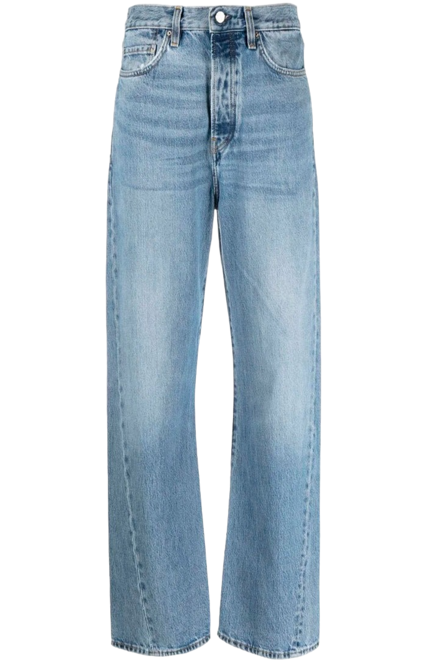 Cargar imagen en el visor de la galería, Twisted seam denim full length in worn blue