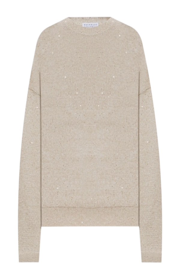Load image into Gallery viewer, Brunello Cucinelli beige jumper