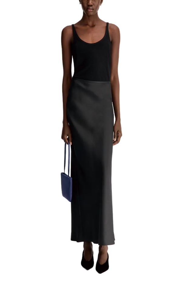 Load image into Gallery viewer, ELI Silk twill maxi skirt