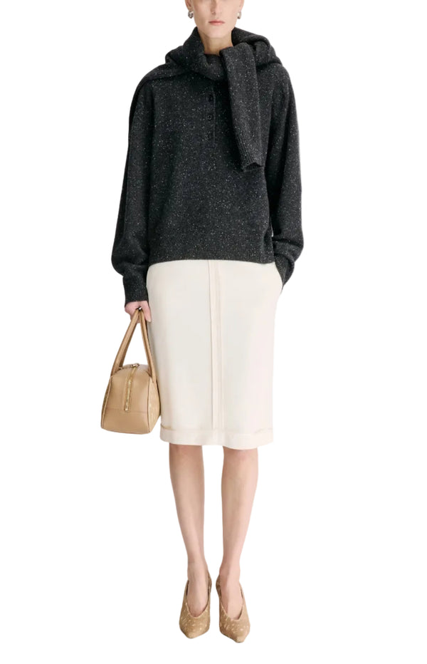 Load image into Gallery viewer, MALO Oversized henley sweater