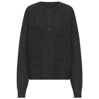 MALO Oversized henley sweater