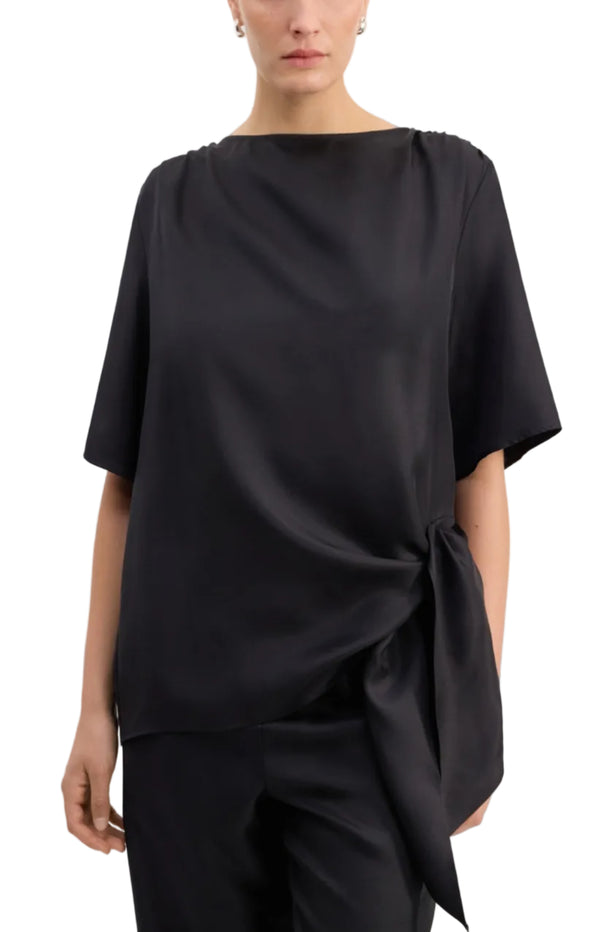 Load image into Gallery viewer, MANO Asymmetric silk top