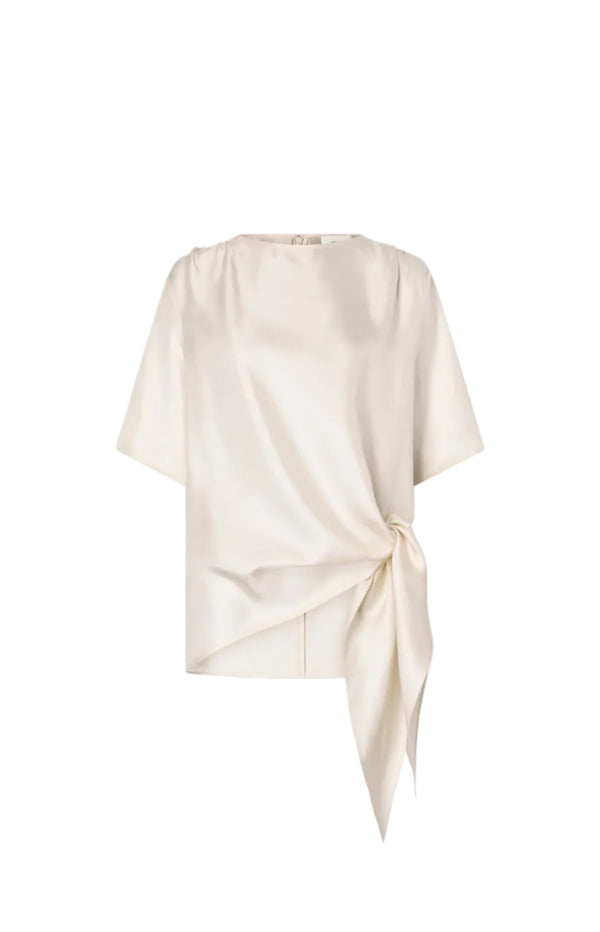 Load image into Gallery viewer, MANO Asymmetric silk top