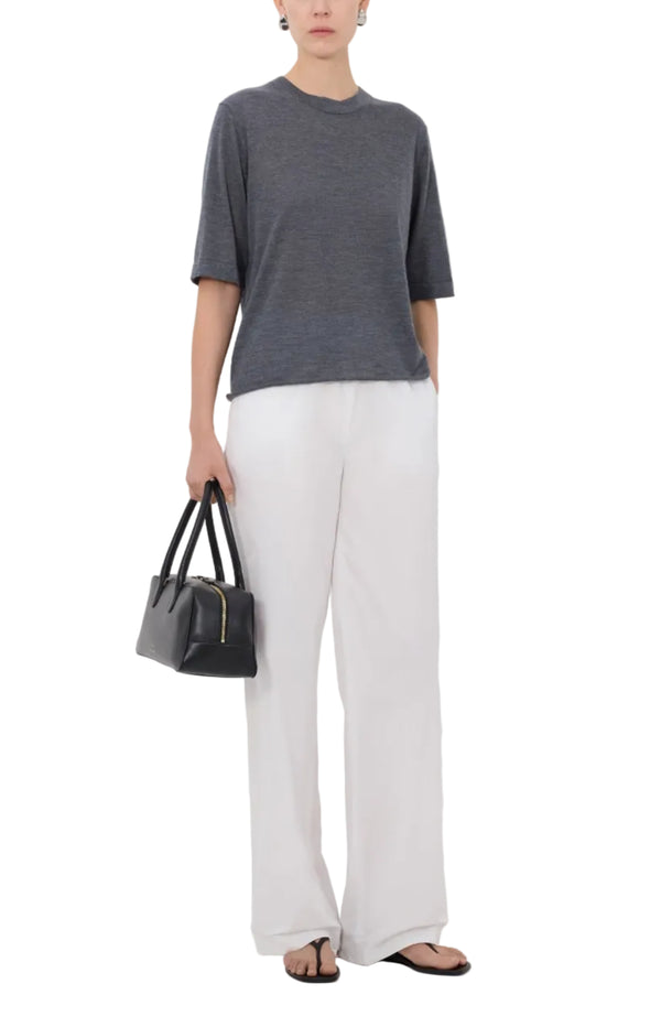 Load image into Gallery viewer, NALA Short-sleeve fluid cashmere top