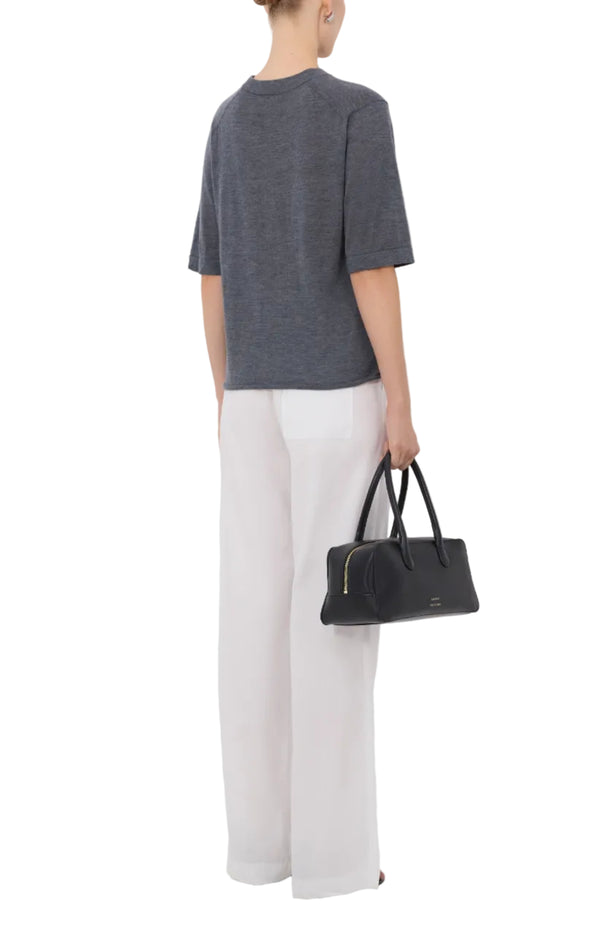 Load image into Gallery viewer, NALA Short-sleeve fluid cashmere top