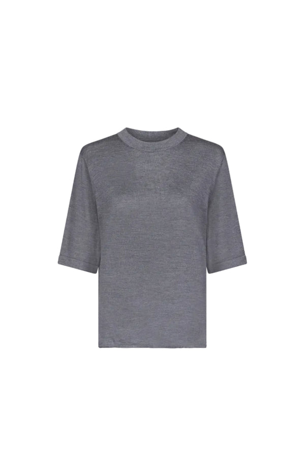 Load image into Gallery viewer, NALA Short-sleeve fluid cashmere top