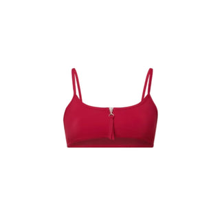 OLGA TOP Zipped bikini top