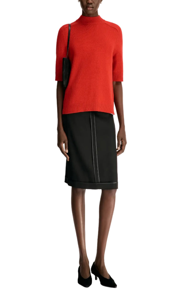 Load image into Gallery viewer, RUTH Stand collar cashmere top