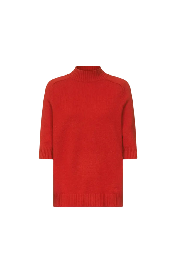 Load image into Gallery viewer, RUTH Stand collar cashmere top