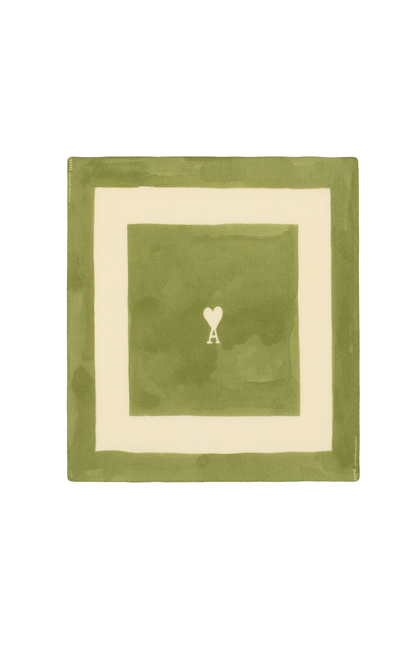 Cargar imagen en el visor de la galería, Green Cotton Ami De Coeur Printed Scarf