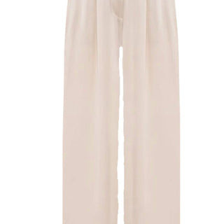 Viscose satin trousers