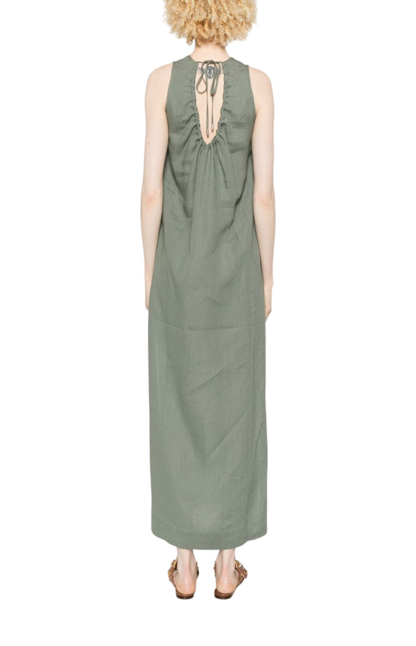 Load image into Gallery viewer, V-neck midi dress