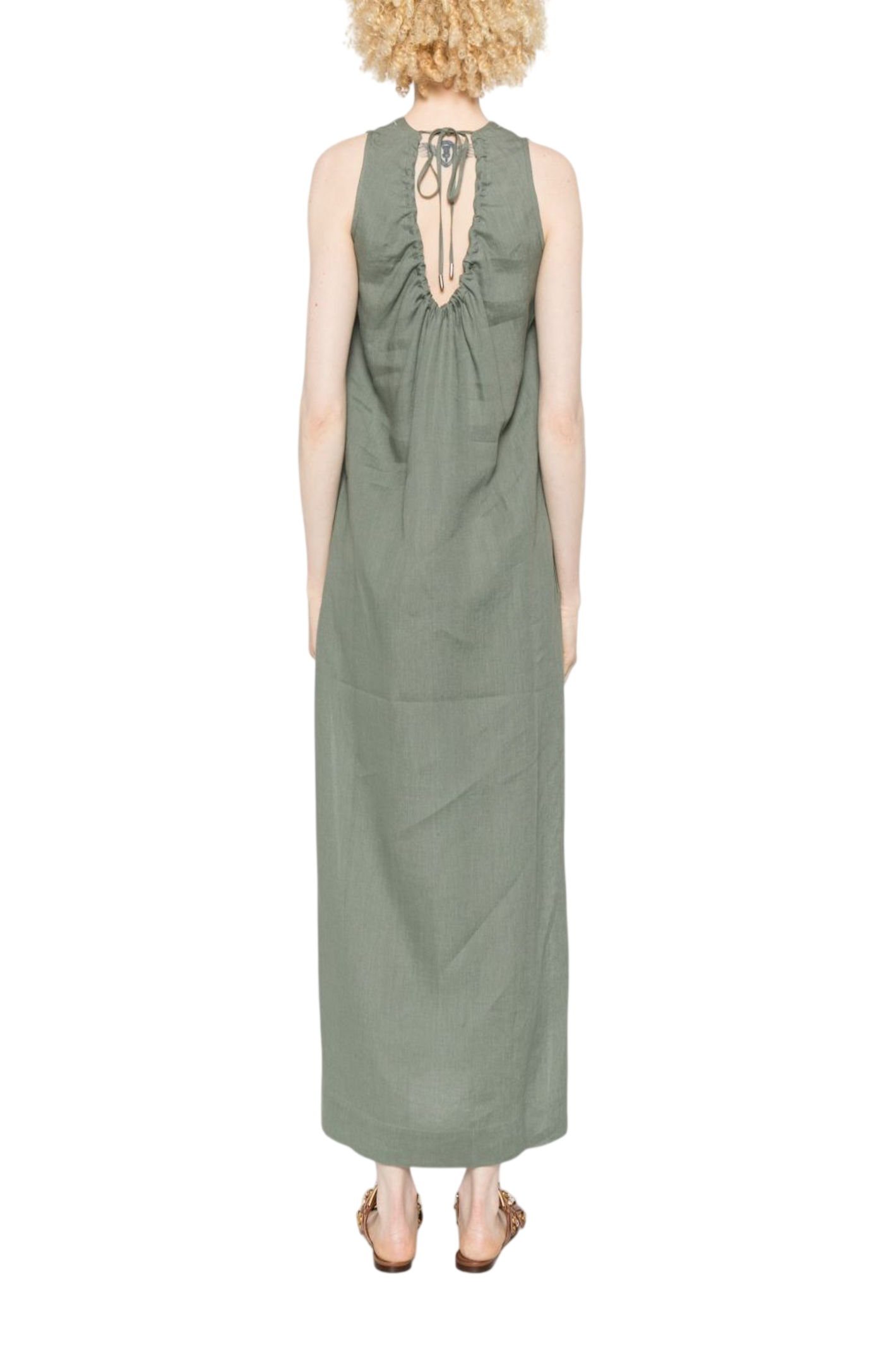 Cargar imagen en el visor de la galería, V-neck midi dress