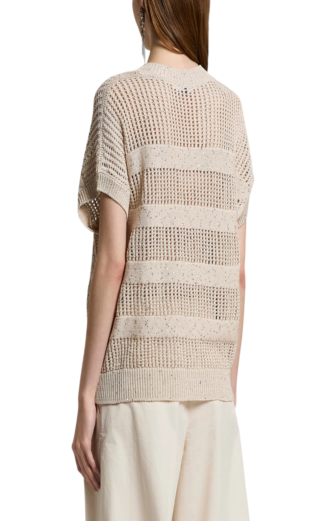 Cargar imagen en el visor de la galería, Pure cotton V-neck sweater