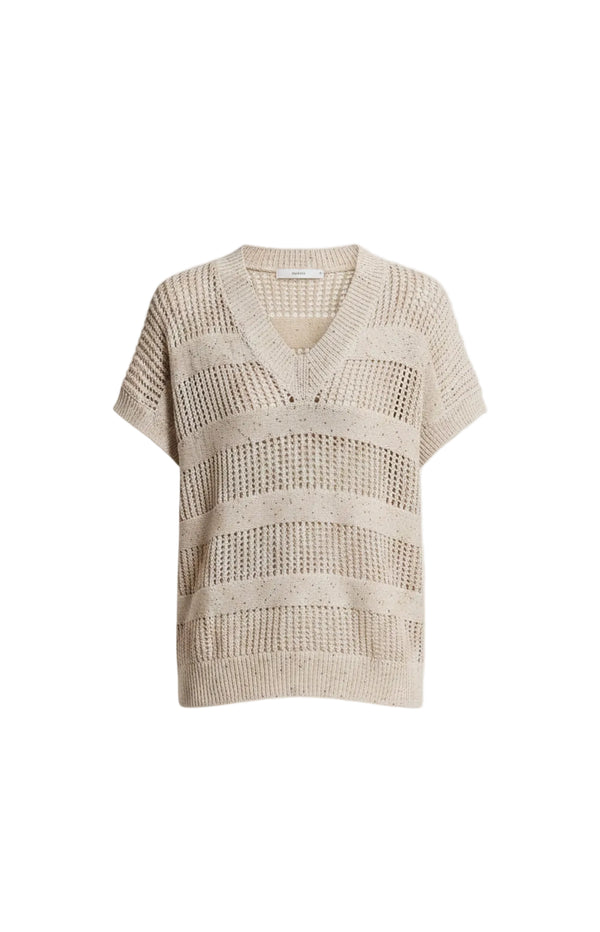 Load image into Gallery viewer, Pure cotton V-neck sweater