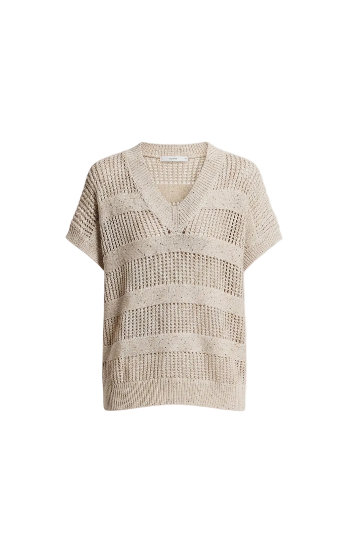 Cargar imagen en el visor de la galería, Pure cotton V-neck sweater