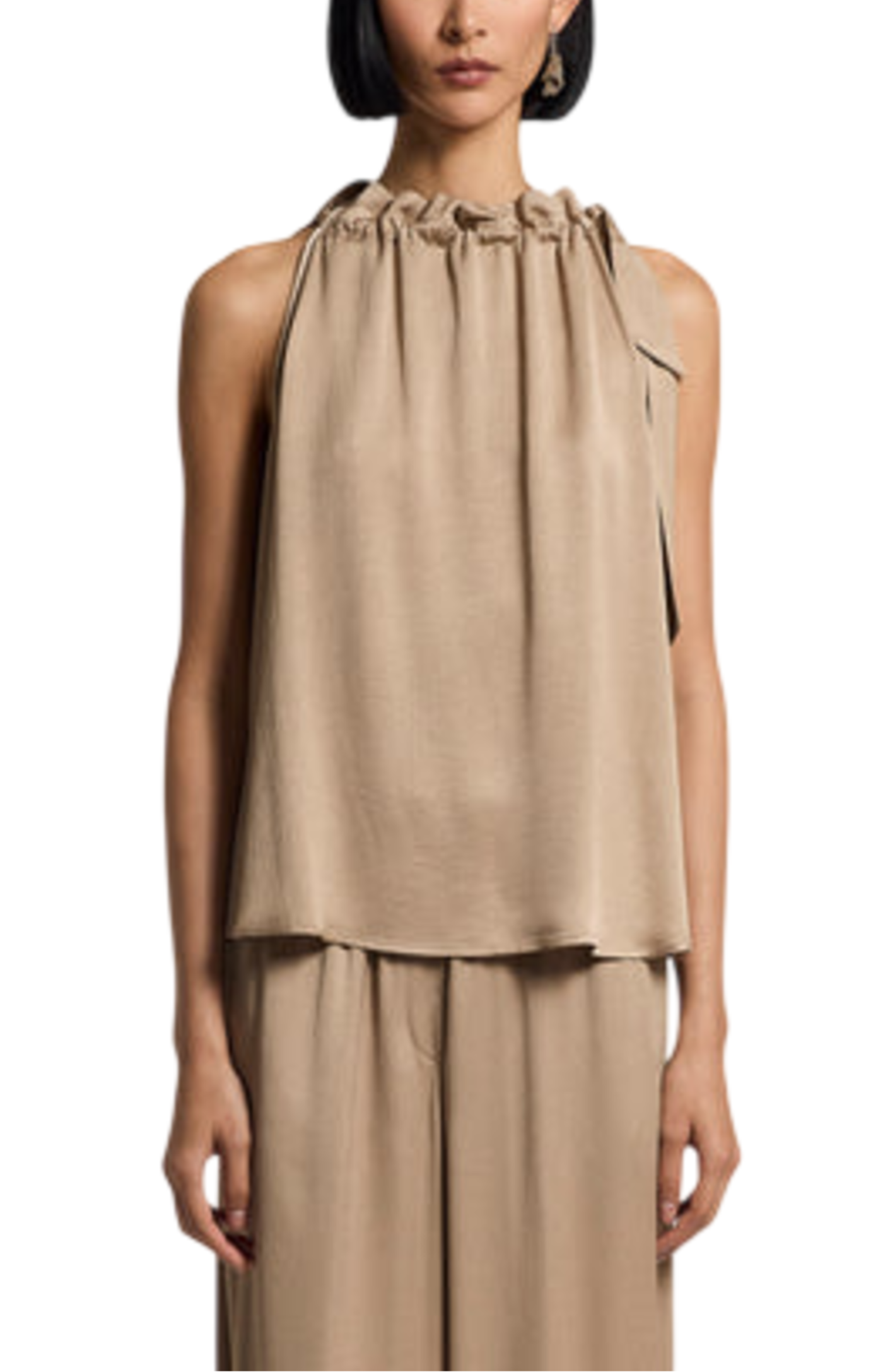 Cargar imagen en el visor de la galería, Viscose-blend satin top