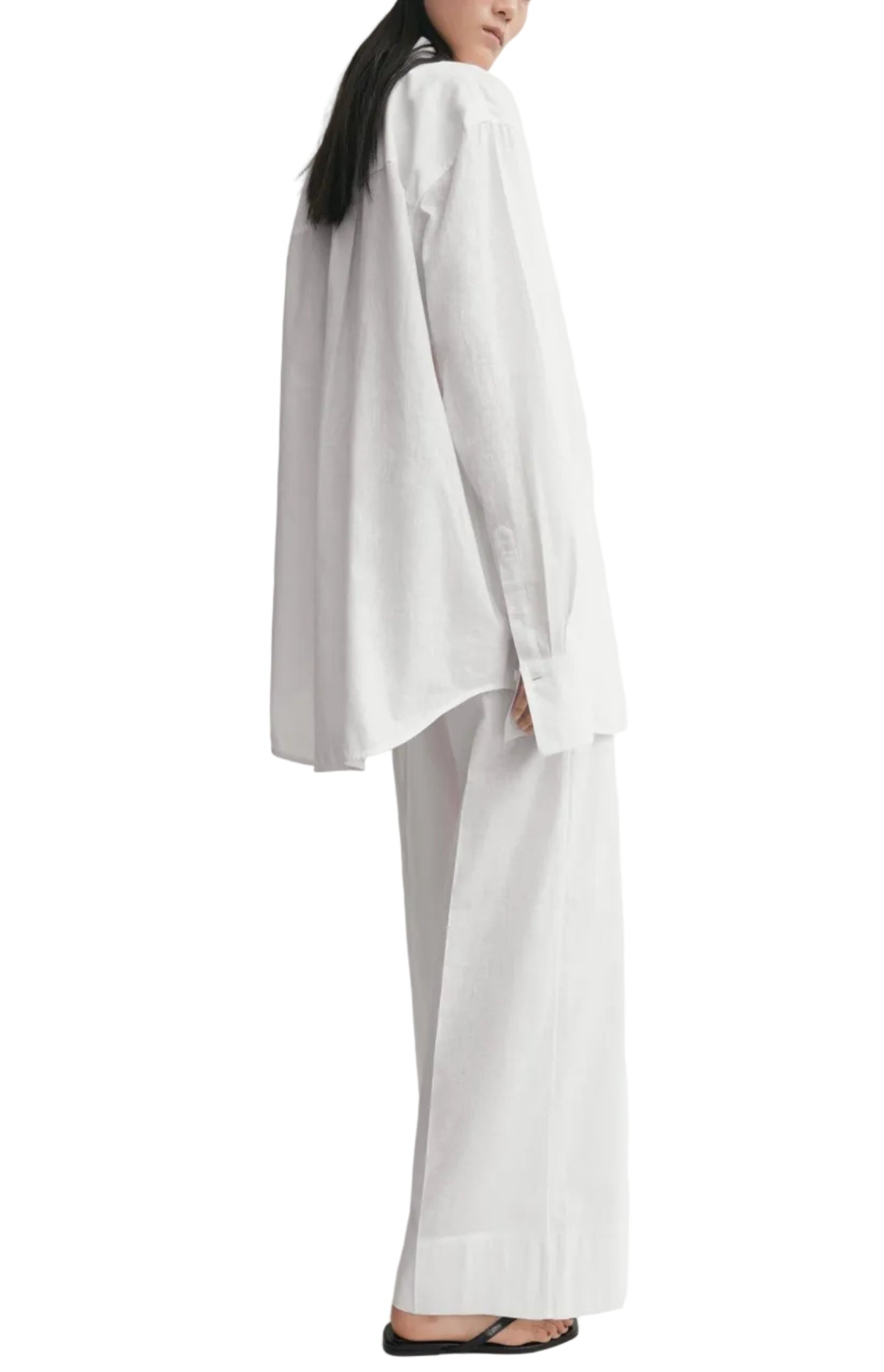 Cargar imagen en el visor de la galería, Oversized summer shirt white