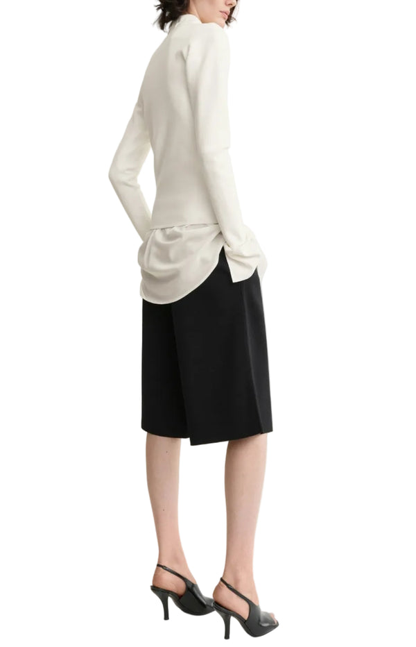 Load image into Gallery viewer, Knit shorts black