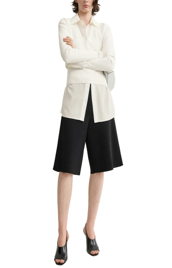 Load image into Gallery viewer, Knit shorts black