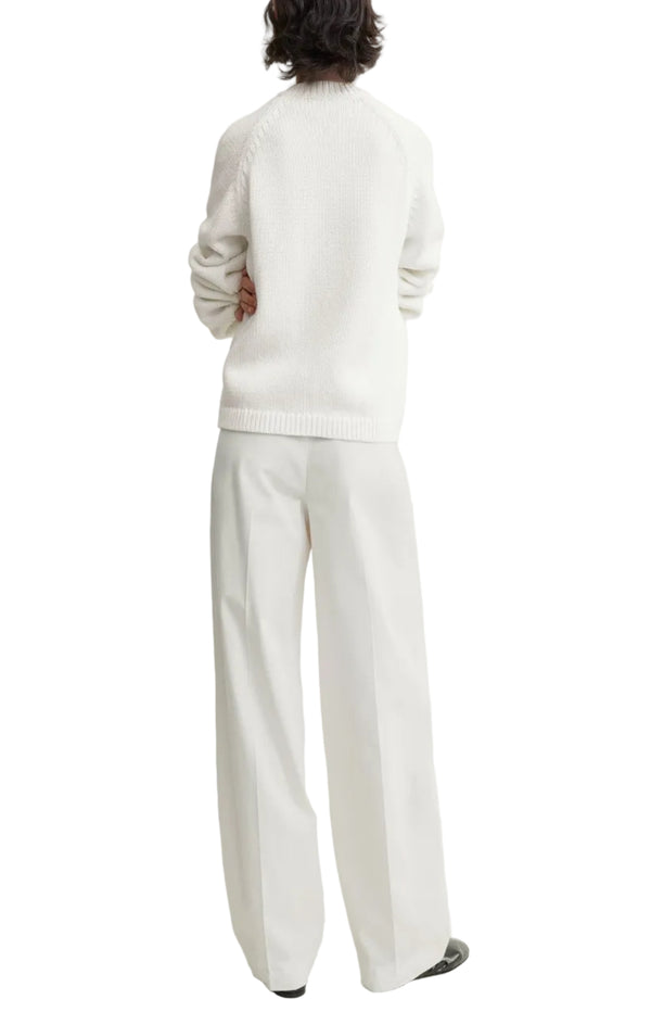 Load image into Gallery viewer, Hammered button cotton cardigan white