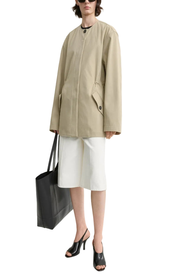Load image into Gallery viewer, Cotton twill jacket cashew