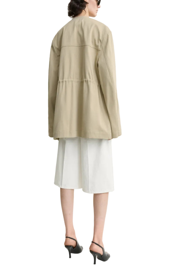 Load image into Gallery viewer, Cotton twill jacket cashew