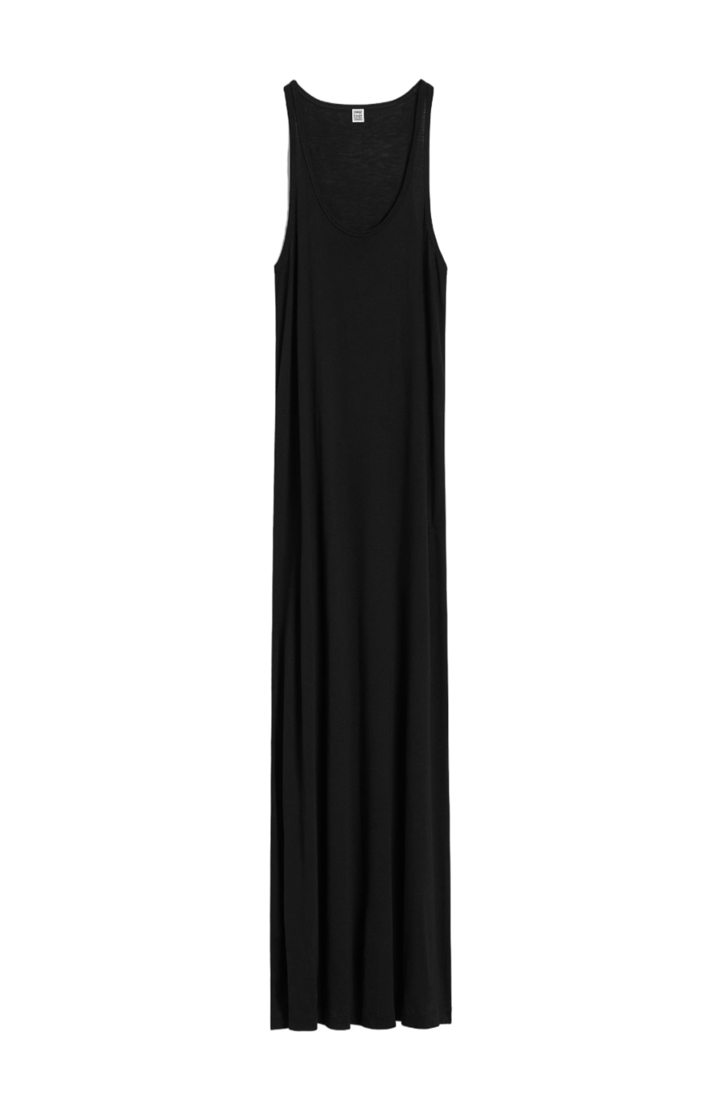 Cargar imagen en el visor de la galería, Scoop-neck jersey dress black