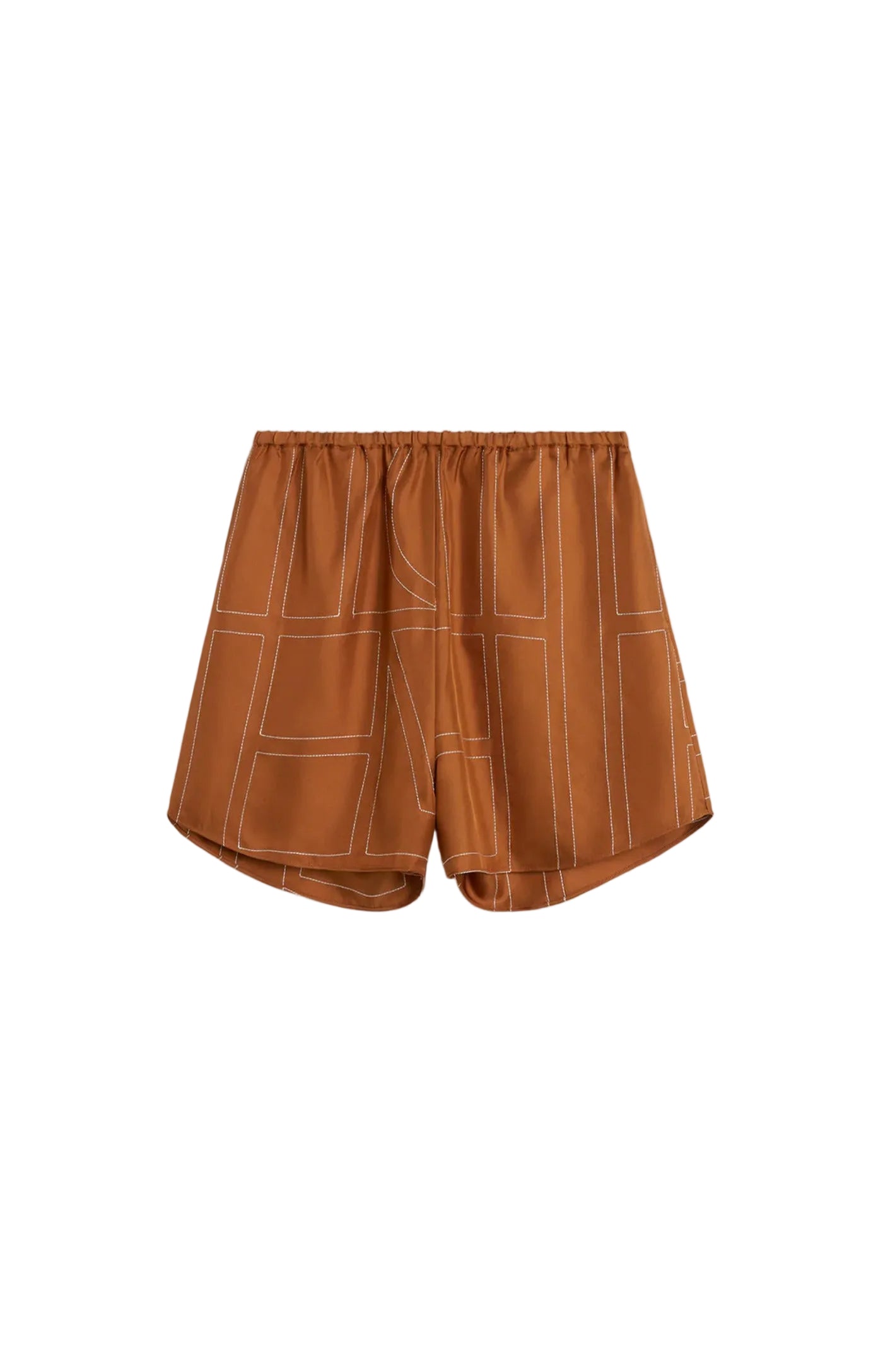 Cargar imagen en el visor de la galería, Monogram silk pj shorts