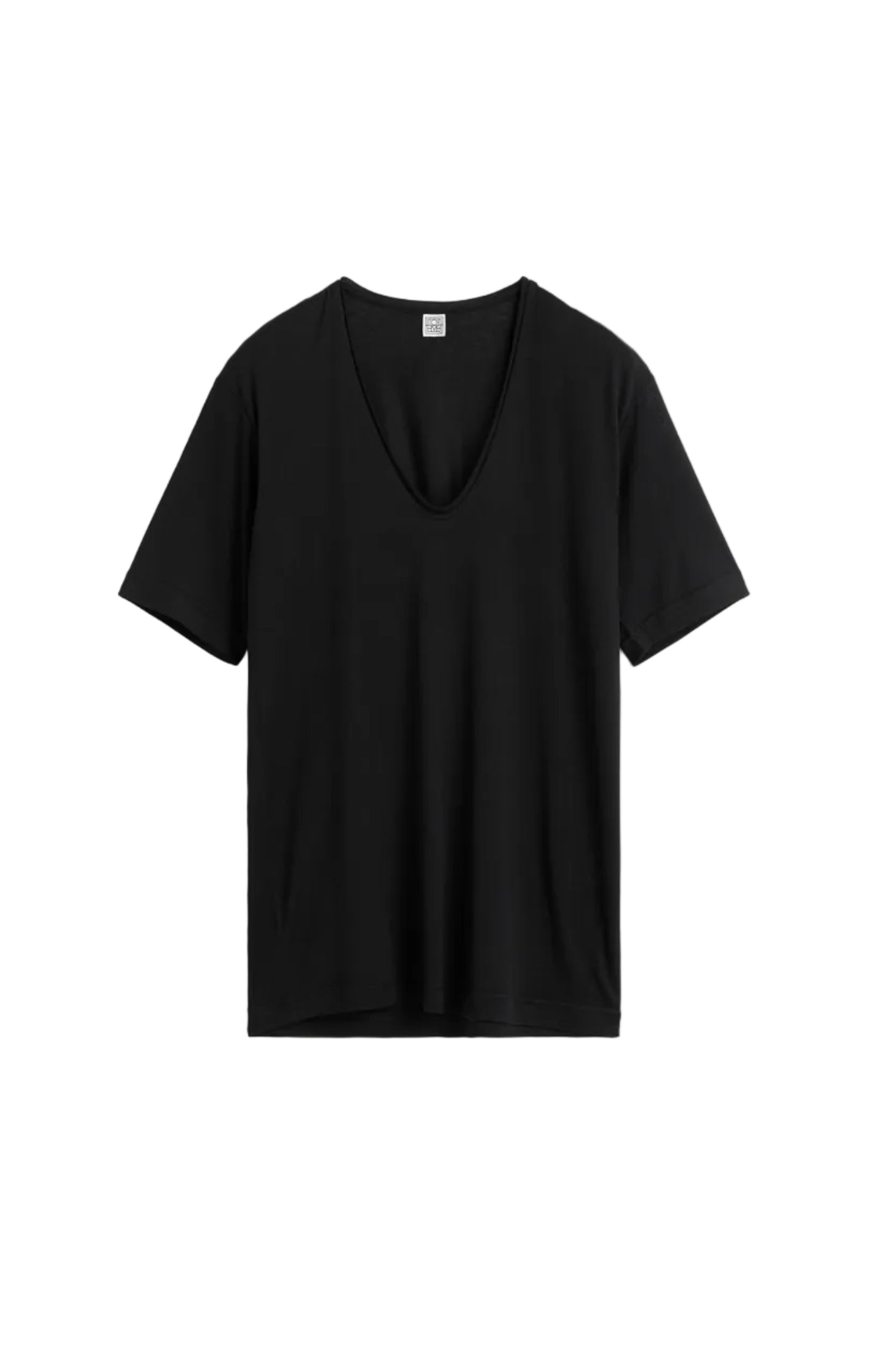 Cargar imagen en el visor de la galería, Cotton silk tee black
