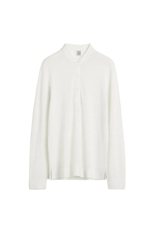 Load image into Gallery viewer, Wool silk knit off-white