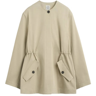 Cotton twill jacket cashew
