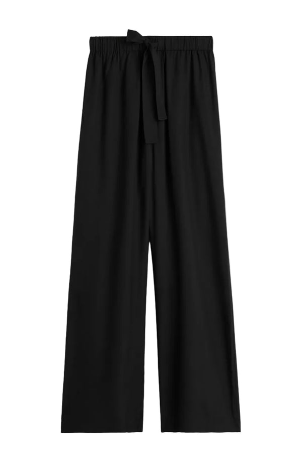 Load image into Gallery viewer, Piped silk trousers