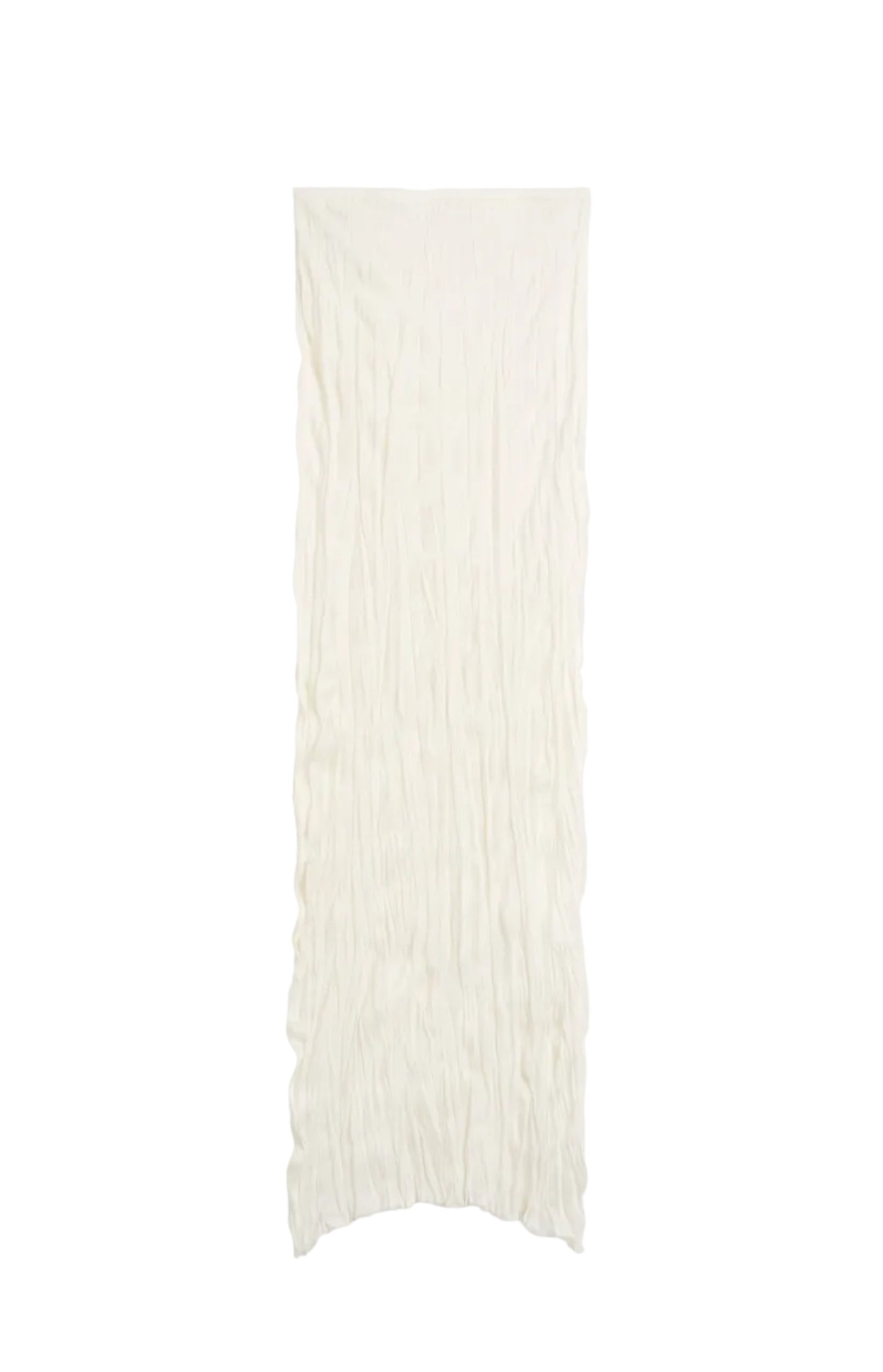 Cargar imagen en el visor de la galería, Crinkled knit skirt white