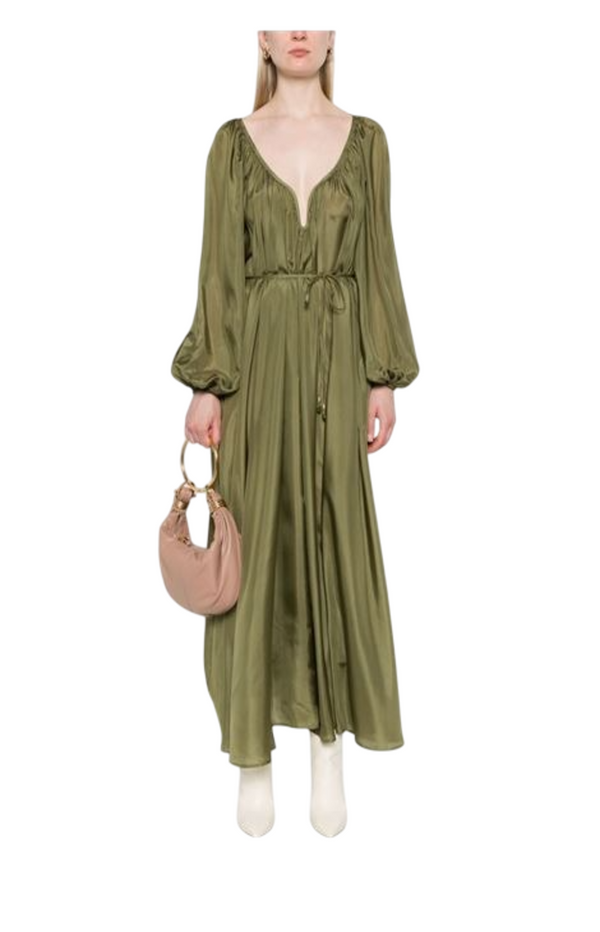 Load image into Gallery viewer, Maxi Dress Tie Waist